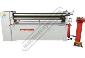 PR-204A Motorised Plate Curving Rolls 2000 x 4mm Mild Steel Capacity Motorised Up/Down Rear Roll, DR