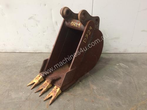 270MM TOOTHED BUCKET WITH NEW TEETH SUIT 2-3T EXCAVATOR D729
