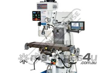 Workshop Turret Milling Machine Inverter Variable Speed, Geared Head - Horizontal & Vertical HM-54GV