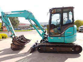 USED 2015 KOBELCO SK55SRX-6 EXCAVATOR WITH A/C CAB - picture0' - Click to enlarge