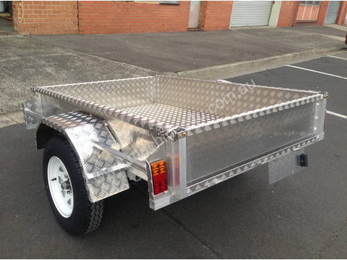 Aluminium 6x4 trailer new lights truck tyres!