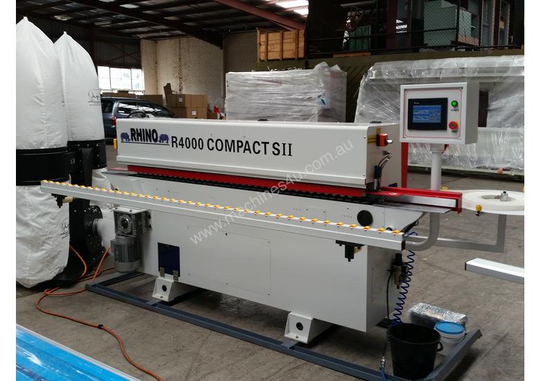 caption X SHOWROOM RHINO R4000 COMPACT SII EDGE BANDER incl. New Dust Collector