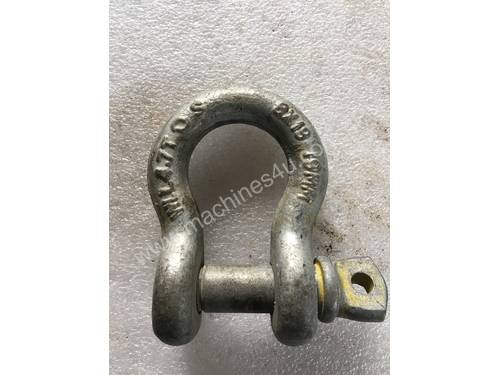 Bow D Shackle 4.7 ton 19mm Rigging Equipment