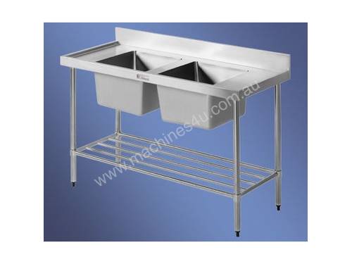 Simply Stainless - Double Sink Bench 700mm Deep