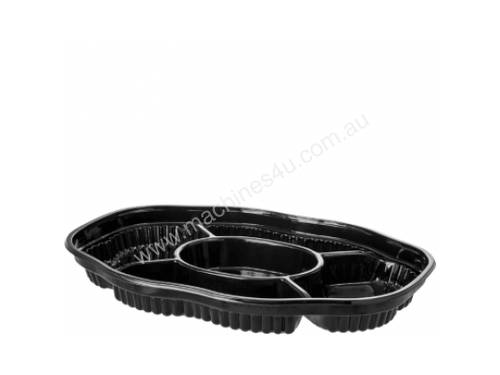 Clearview® 5 Compartment Platters - 5 Compartment