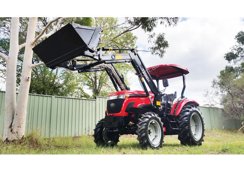 caption WHM 584/JI Tractor with 4:1 Self Levelling Front End Loader