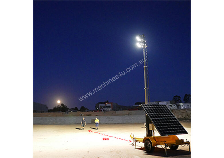 caption SOLAR LIGHTING TOWER