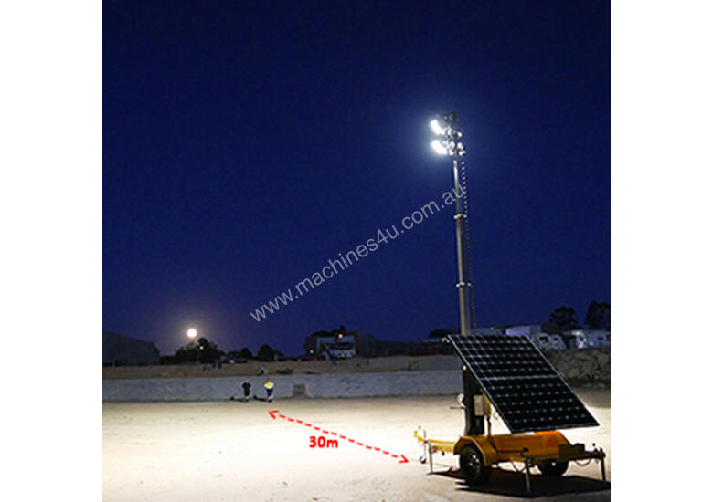 caption SOLAR LIGHTING TOWER