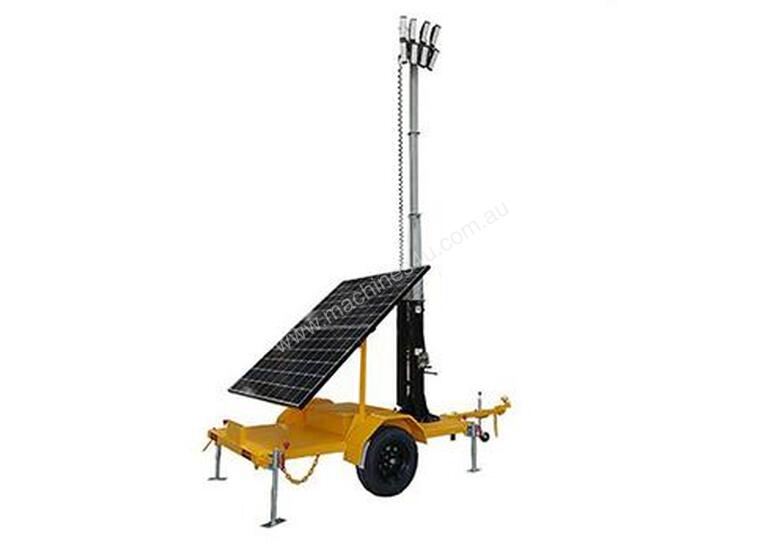 caption SOLAR LIGHTING TOWER