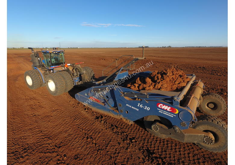 caption Collier & Miller Bulk-Mover Scraper Grader