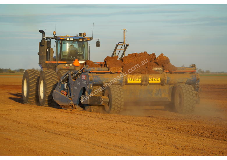 caption Collier & Miller Bulk-Mover Scraper Grader
