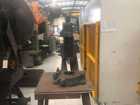 Used John Heine 183A Fly Press. 3 ton capacity, comes with stand. - picture1' - Click to enlarge