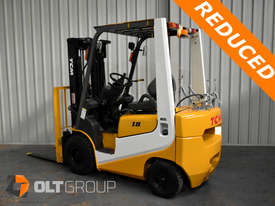 TCM 1.8 Tonne Forklift Container Mast Dual Fuel Petrol/LPG Only 987 Hours - picture0' - Click to enlarge