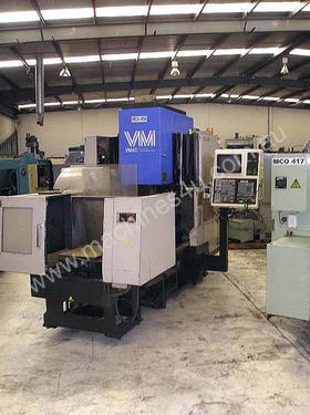 Hitachi Seiki VM40 twin pallet VMC