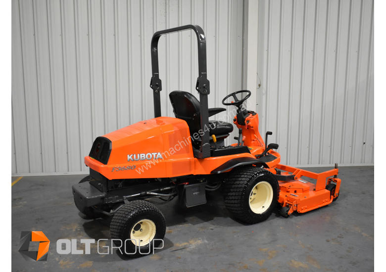 caption Kubota F3680 Out Front Mower 36hp Diesel 60 Inch Rear OR Side Discharge Decks New Tyres