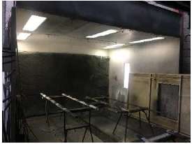 Spray Booth with Vents - picture0' - Click to enlarge