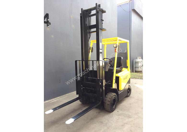 caption Hyster J1.75 DX 1.75 Ton Electric Counterbalance Forklift - Fully Refurbished
