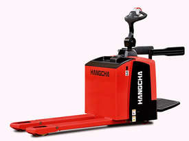 Premium Range 2T Stand-on Pallet Truck - picture0' - Click to enlarge