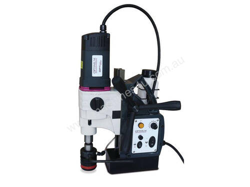 Magnetic Based Drill Press with Tread Tapping function OPTIMUM Premium Magnetic Core Drills 