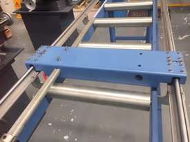 Calibrated Deluxe Length Stop Roller Conveyor Kit, 360mm x 2000mm Linear Measuring System  - picture2' - Click to enlarge