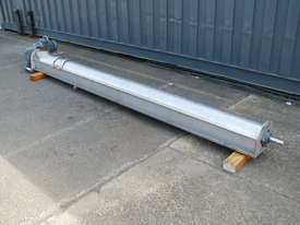 Stainless Auger Feeder Screw Conveyor - 3.15m long - picture0' - Click to enlarge