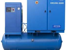 25 CFM/7.5hp Rotary Screw Compressor w/ Integrated Air Receiver Tank. - picture0' - Click to enlarge