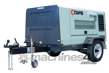 AIRMAN PDS400SC-6B5-T: 400cfm Aftercooled Trailer Mounted Diesel Compressor