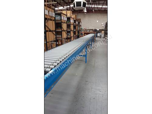 Motorised Roller Conveyor - 12m long