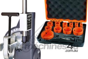 Pipe & Tube Notcher Attachment & Hole Saw Set Package Deal PN-50D-P1 Includes 19 ~ 76mm, HSS M42 Bi-