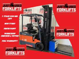 TOYOTA 7FBE18 67373 1.8 TON 1800 KG CAPACITY ELECTRIC FORKLIFT 5500 MM 3 STAGE MAST - picture2' - Click to enlarge