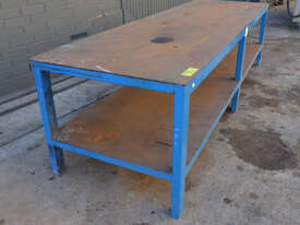 Heavy Duty Steel 6mm thick plate table bench frame jig weld welding fabrication workshop - picture0' - Click to enlarge
