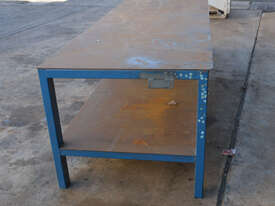 Heavy Duty Steel 6mm thick plate table bench frame jig weld welding fabrication workshop - picture1' - Click to enlarge