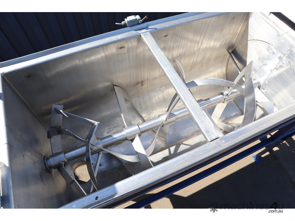 Used industrial ribbon mixer Stainless Steel Ribbon Mixer 1200L