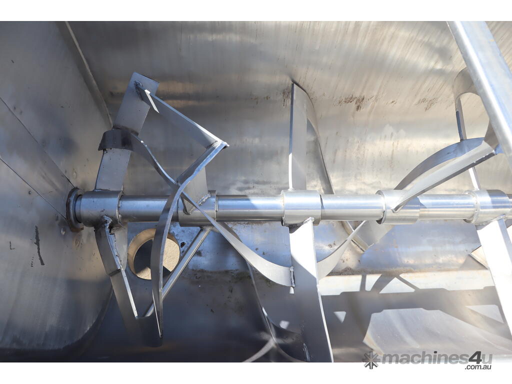 Used industrial ribbon mixer Stainless Steel Ribbon Mixer 1200L