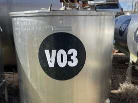 Stainless Steel Mixing Tank. - picture0' - Click to enlarge