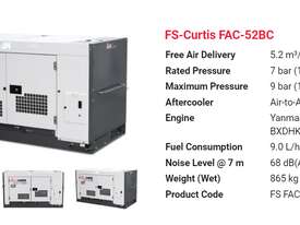FS Curtis FAC 52 BC - 185cfm Diesel Air Compressor with After Cooler - picture2' - Click to enlarge