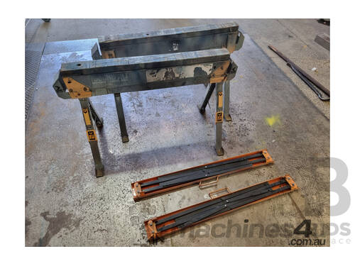 Industrial Workshop Trestles - Quantity of 4