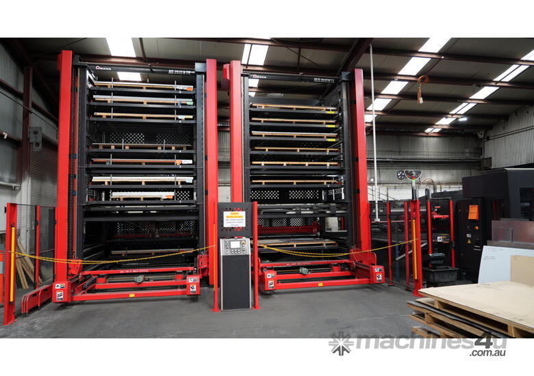 caption USED Amada Laser & Turret combination machine, Amada Press Brake with tool changer