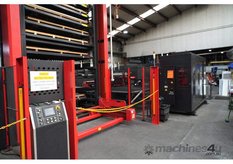 caption USED Amada Laser & Turret combination machine, Amada Press Brake with tool changer