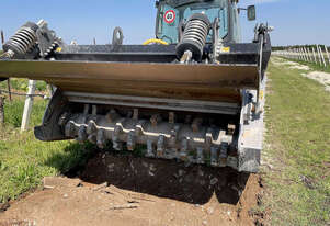 FAE STONE CRUSHER FOR PTO TRACTORS WITH FIXED TEETH ROTOR * ITALIAN ENGINEERING *