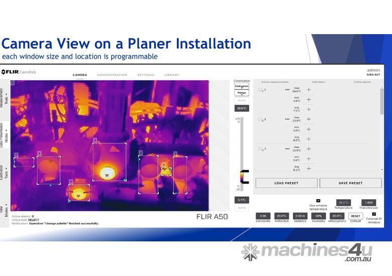 caption DO2 Controle Thermal Machinery Camera & Monitoring System
