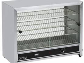 Birko 1040092 100 Pie Warmer With Glass Doors - picture0' - Click to enlarge