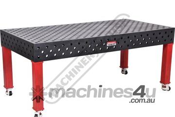 WT28-2010N 2000 x 1000mm M28 Pro Series Welding Table Plasma Nitriding Coating 28mm Holes