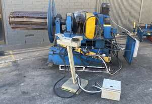 Press shop Large cantilever decoiler despooler hydraulic drive brake payoff