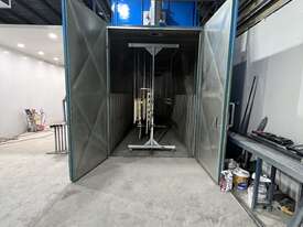 powder coating curing oven and spray booth - picture0' - Click to enlarge