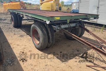 flat top single axle dog trailers for sale - choice of 2