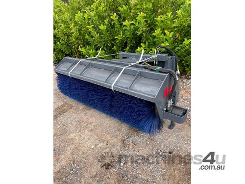 caption New NORM 1800mm Skidsteer Angle Broom