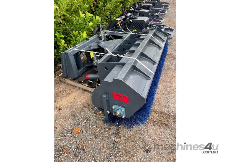 caption New NORM 1800mm Skidsteer Angle Broom