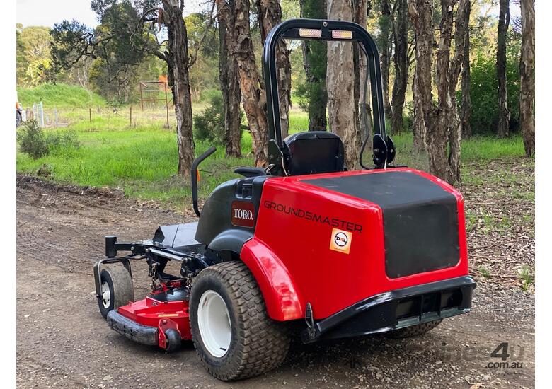 caption Toro Ground Master 7200 Zero Turn Lawn Equipment