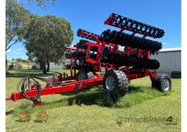 caption (8009) New - Rocca SupaTill ST-950T, Heavy Duty Trailing Speed Tiller (Toowoomba, QLD)